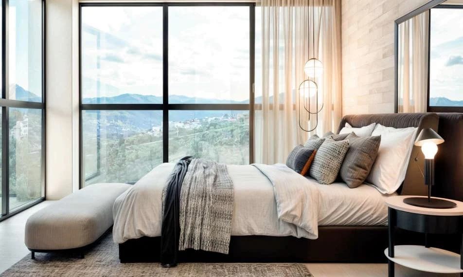 Quarto decorado em unidade Front Stay